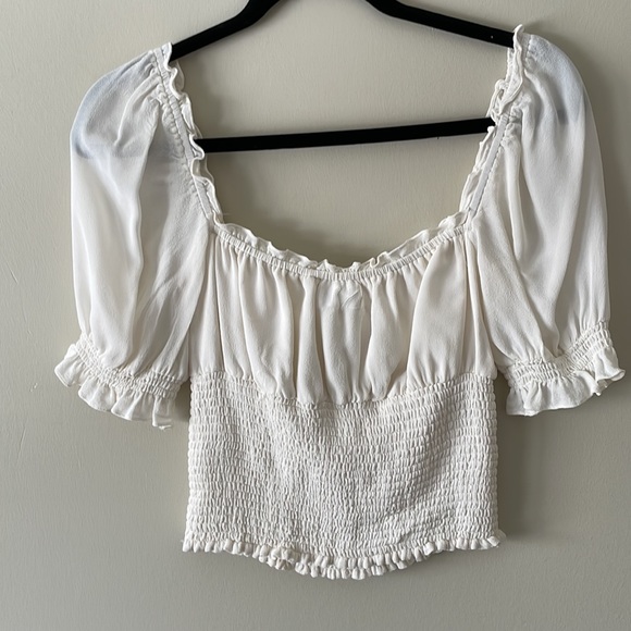 Reformation White Blouse - Picture 2 of 3